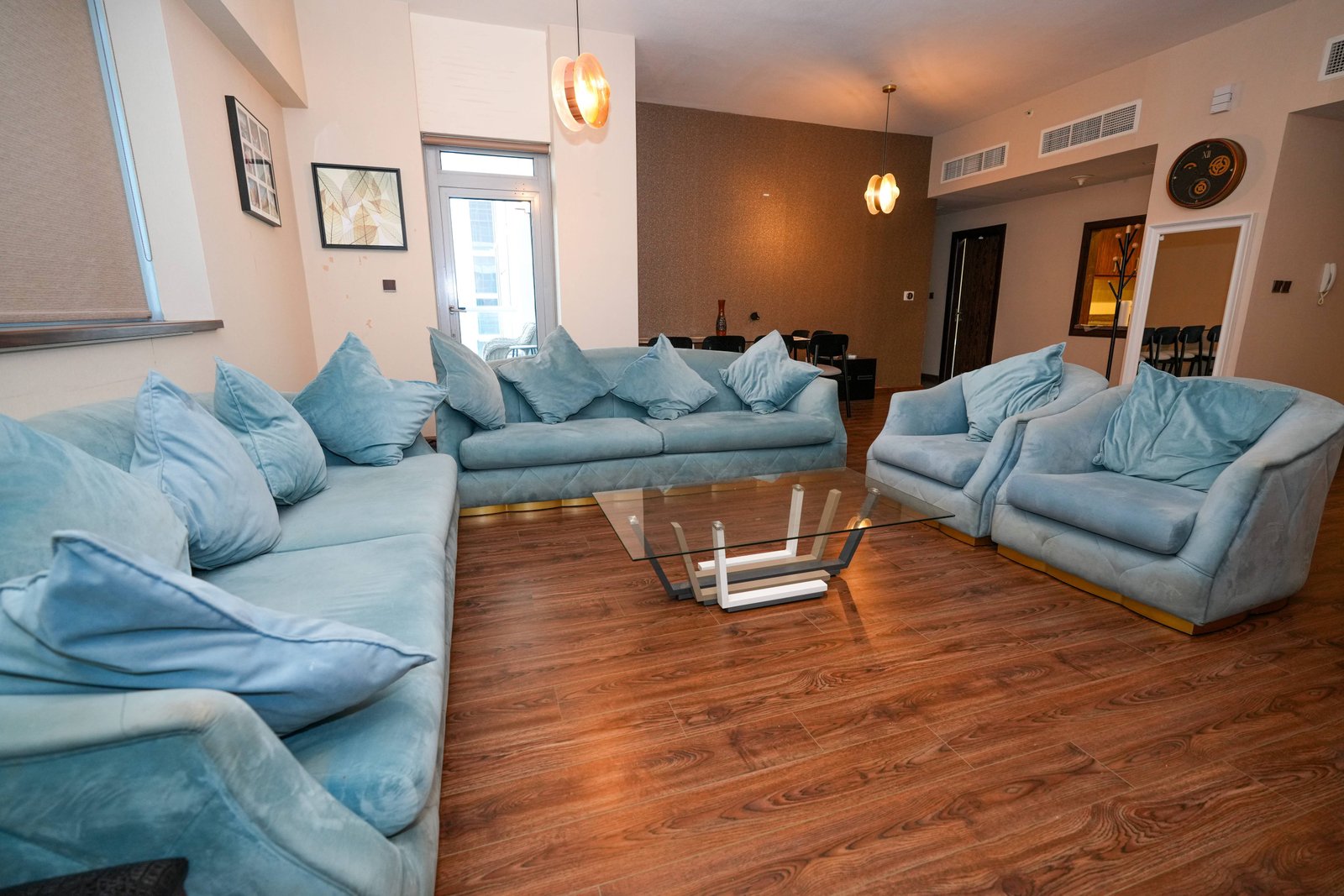 Colourful abstract collage art