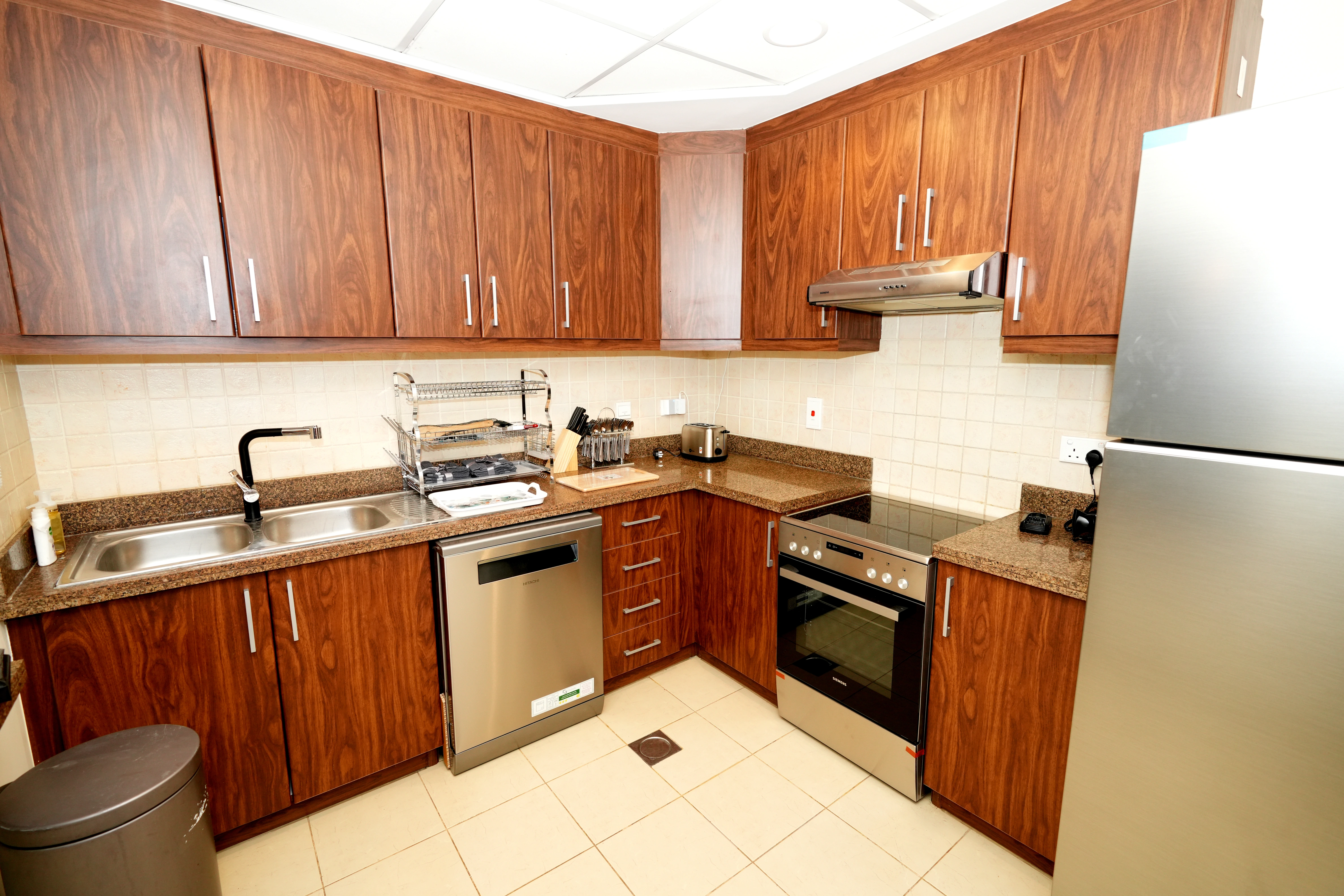 Small pots of cactii.